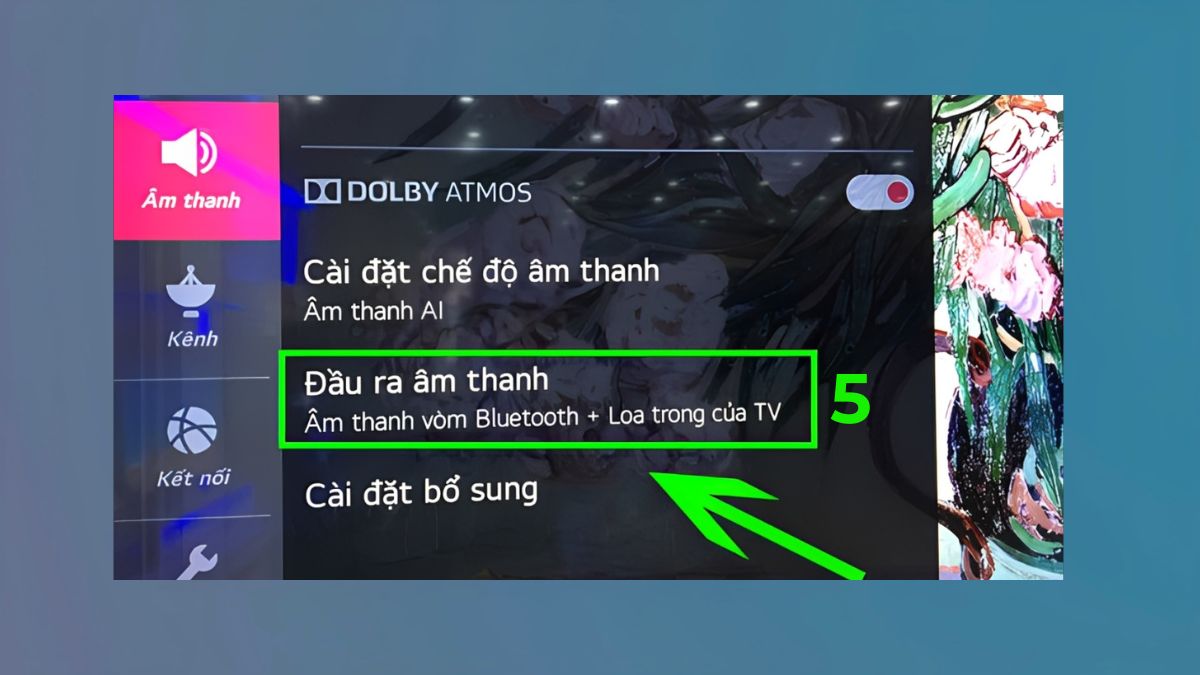 Cách cài đặt âm thanh trên tivi LG khi hát karaoke