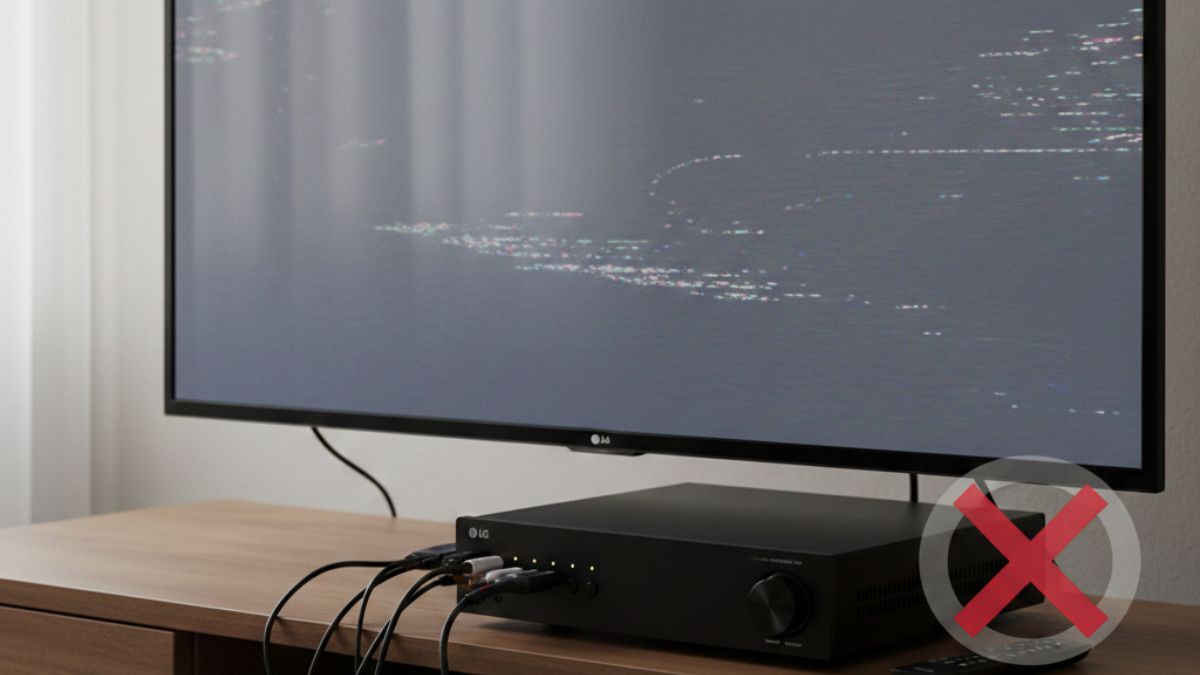 Lỗi tivi LG có hình nhưng không có tiếng ra amply