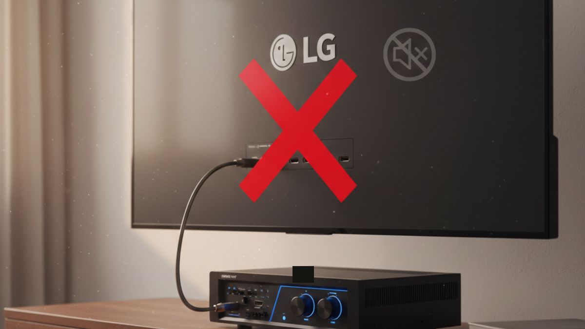 Tivi LG không nhận amply