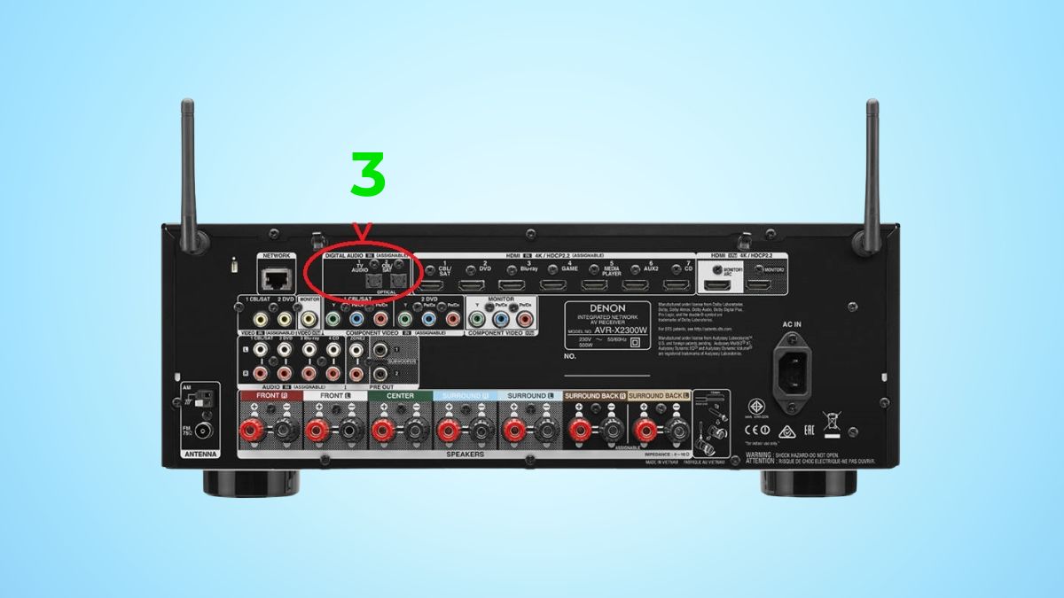 Kết nối tivi lg với amply bằng cổng Optical 