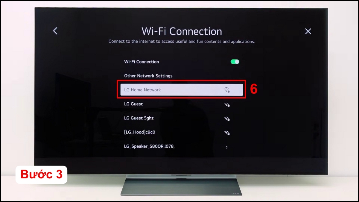 Cách kết nối WiFi cho tivi LG khi đổi mạng mới