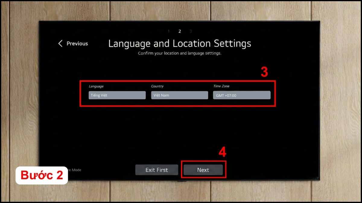 Kết nối WiFi cho tivi LG lần đầu sử dụng