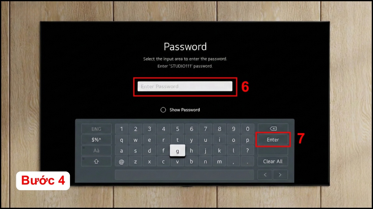 Kết nối WiFi cho tivi LG lần đầu
