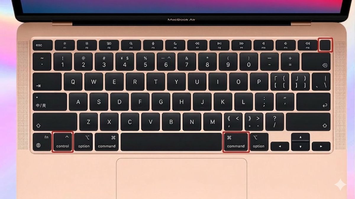 Khởi động lại MacBook bằng tổ hợp phím
