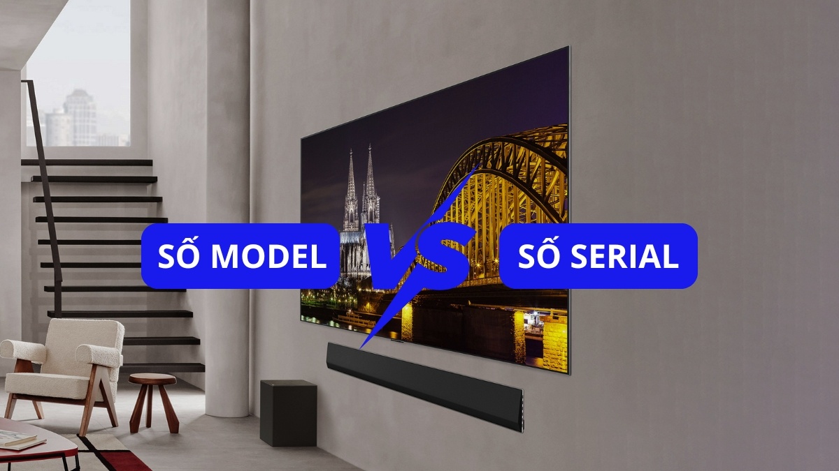 Nhầm lẫn giữa model và số serial