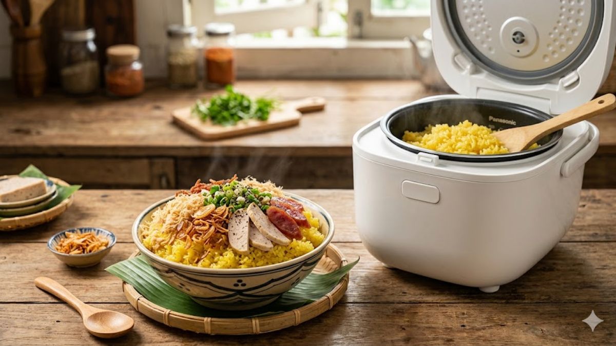 Món xôi xéo mặn