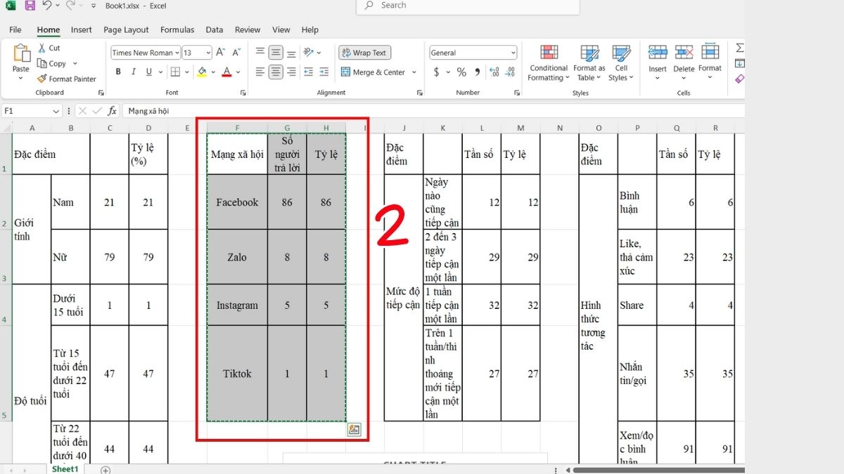 Chèn bảng Excel vào Word dưới dạng liên kết
