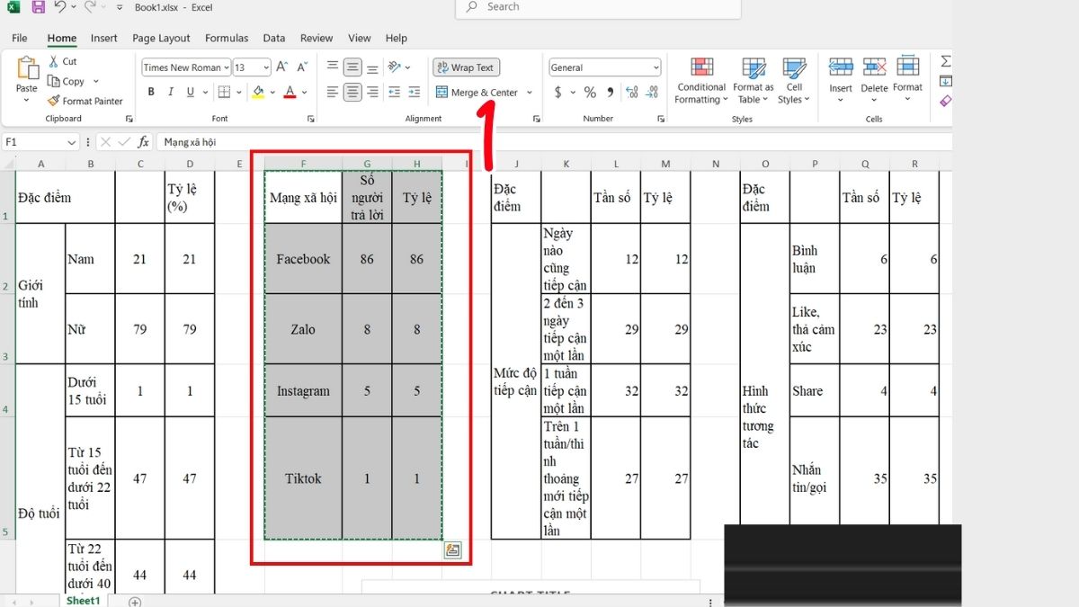Dùng tính năng Paste Special để link dữ liệu từ Excel sang Word