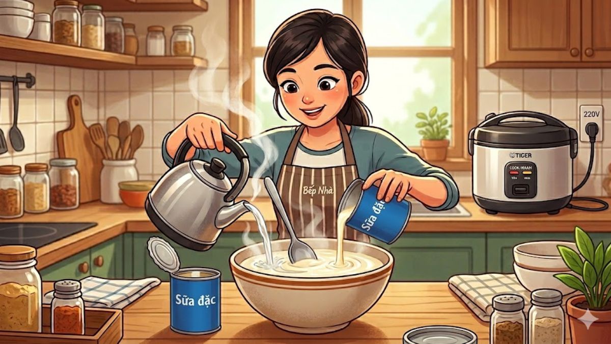 Cách làm sữa chua bằng nồi cơm điện