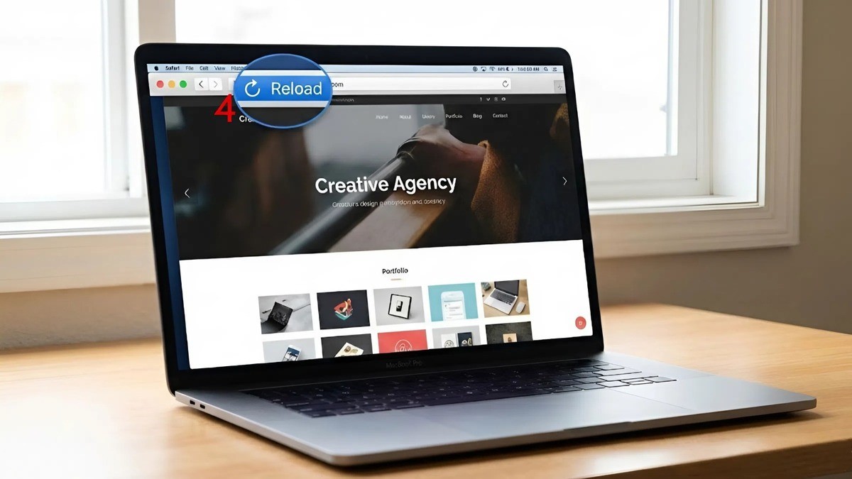 Safari reload mãi không xong