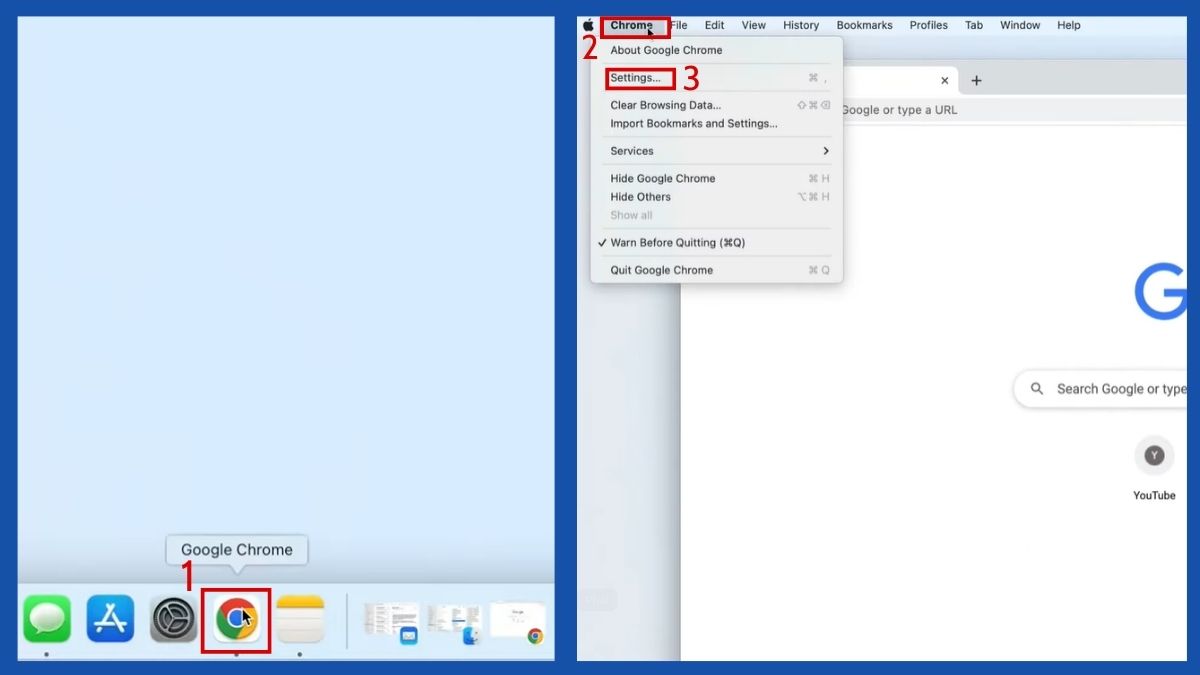 Làm mới trình duyệt Chrome
