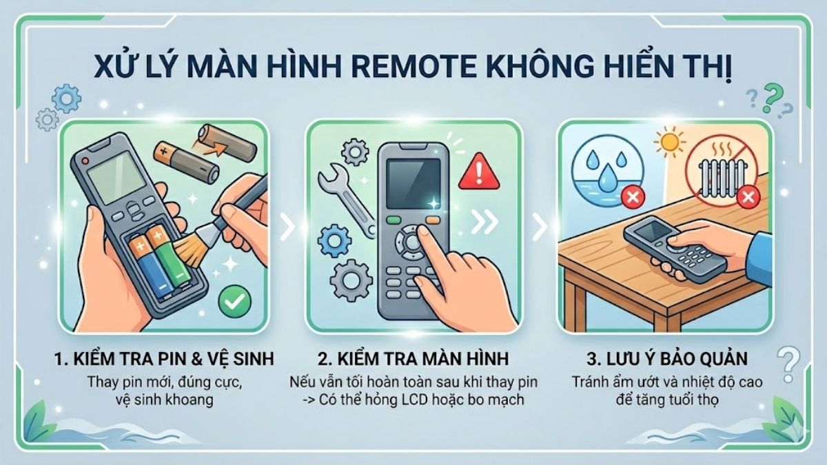 Màn hình không hiển thị