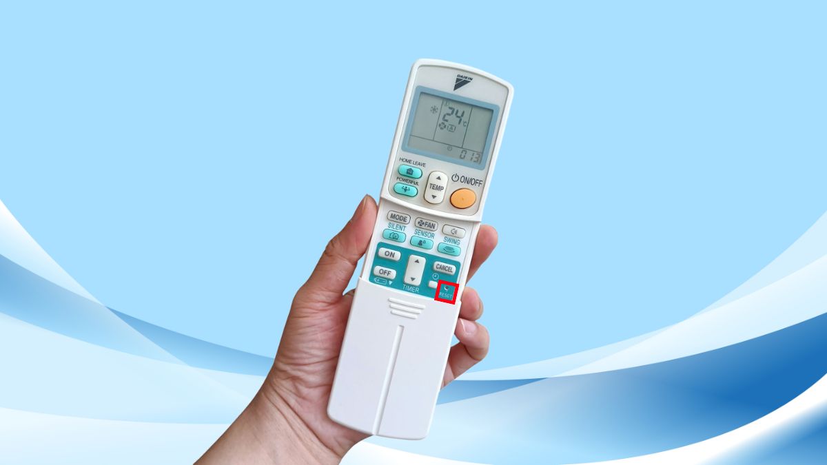 Reset điều hòa Daikin Reset bằng remote/điều khiểnbằng remote/điều khiển