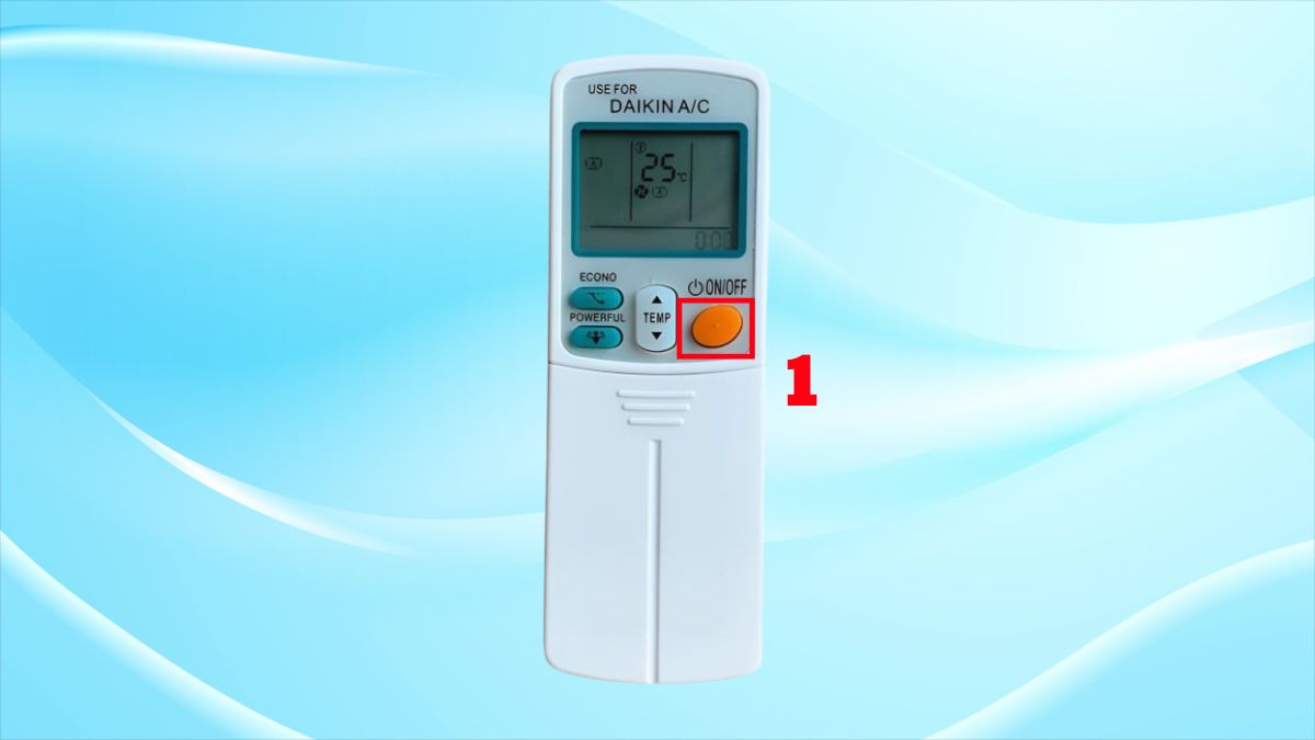 Reset máy lạnh Daikin bằng aptomat (ngắt nguồn điện)