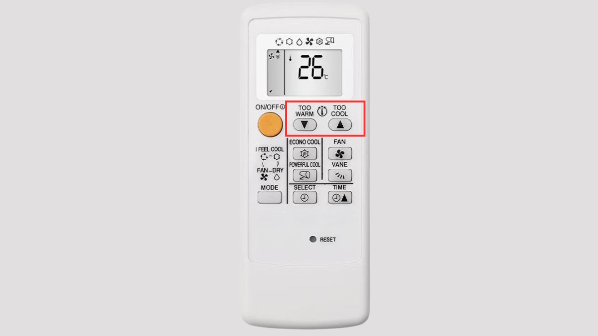 Cách chỉnh nhiệt độ trên điều hòa Mitsubishi phù hợp để tiết kiệm điện