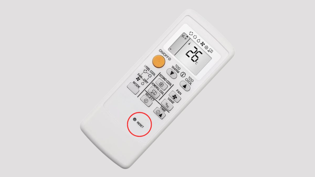 Cách reset remote Mitsubishi khi bị lỗi