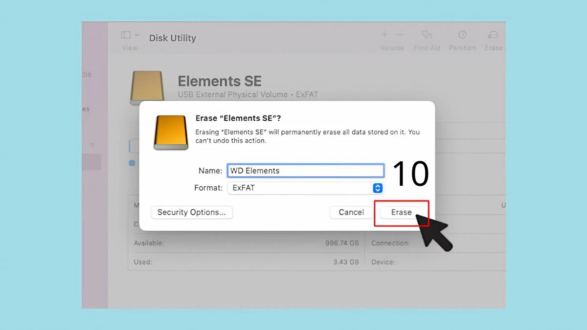 Cách sử dụng ổ cứng ngoài WD cho Macbook chi tiết