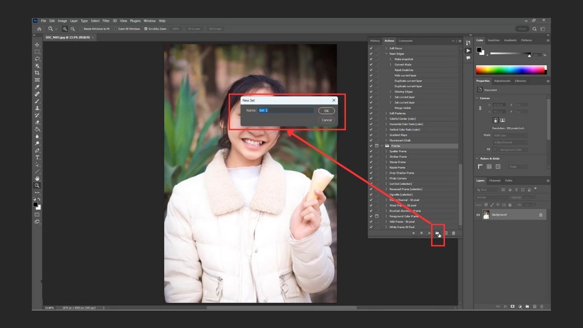 Cách sử dụng Action trong Photoshop đơn giản
