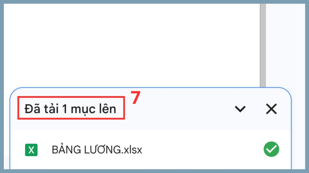 Tải trực tiếp lên bằng Google Drive