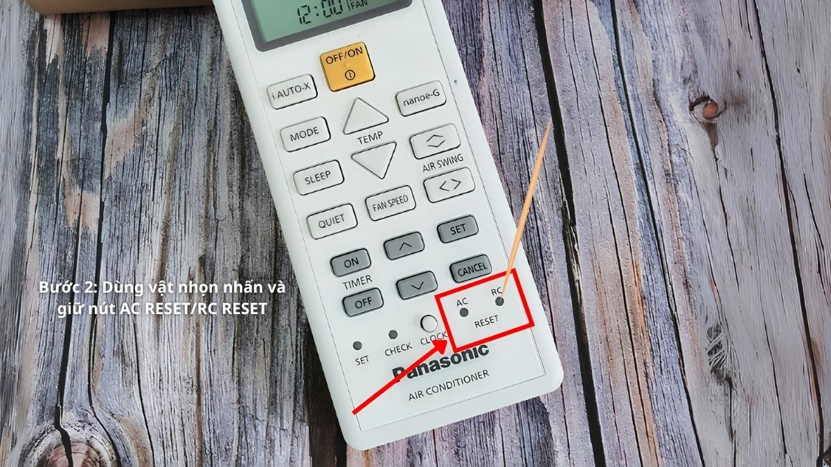 Cách reset máy lạnh Panasonic đúng kỹ thuật