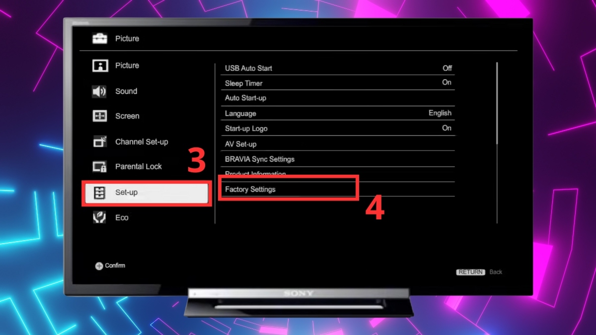 Thoát chế độ Demo cho dòng W5D, W60xD, W65D, W75xD của Sony