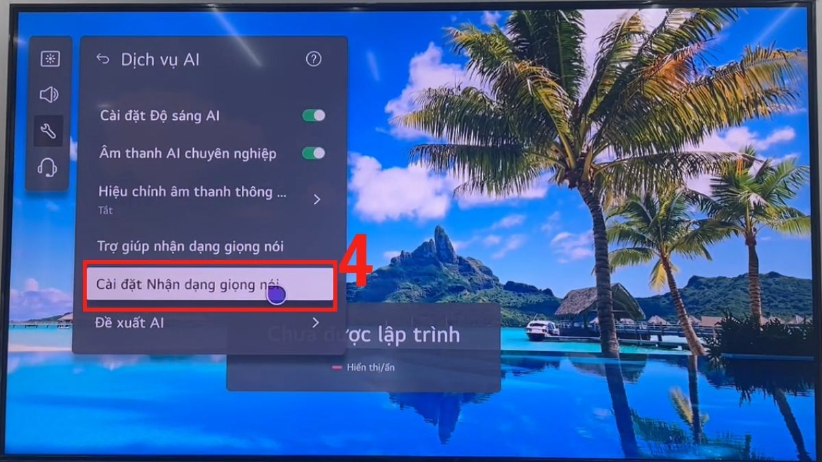 Cách tắt phản hồi giọng nói trên tivi LG (Voice Feedback)