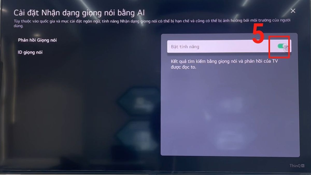 Cách tắt phản hồi giọng nói trên tivi LG (Voice Feedback)