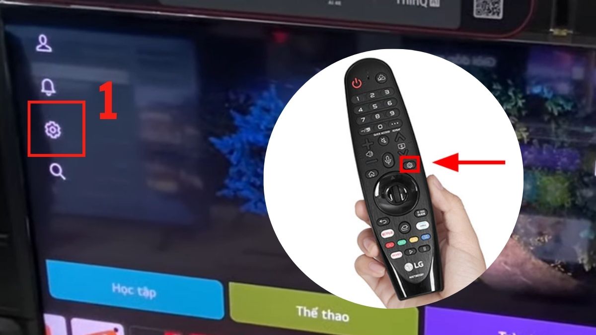 Cách tắt giọng nói trên tivi LG qua menu cài đặt