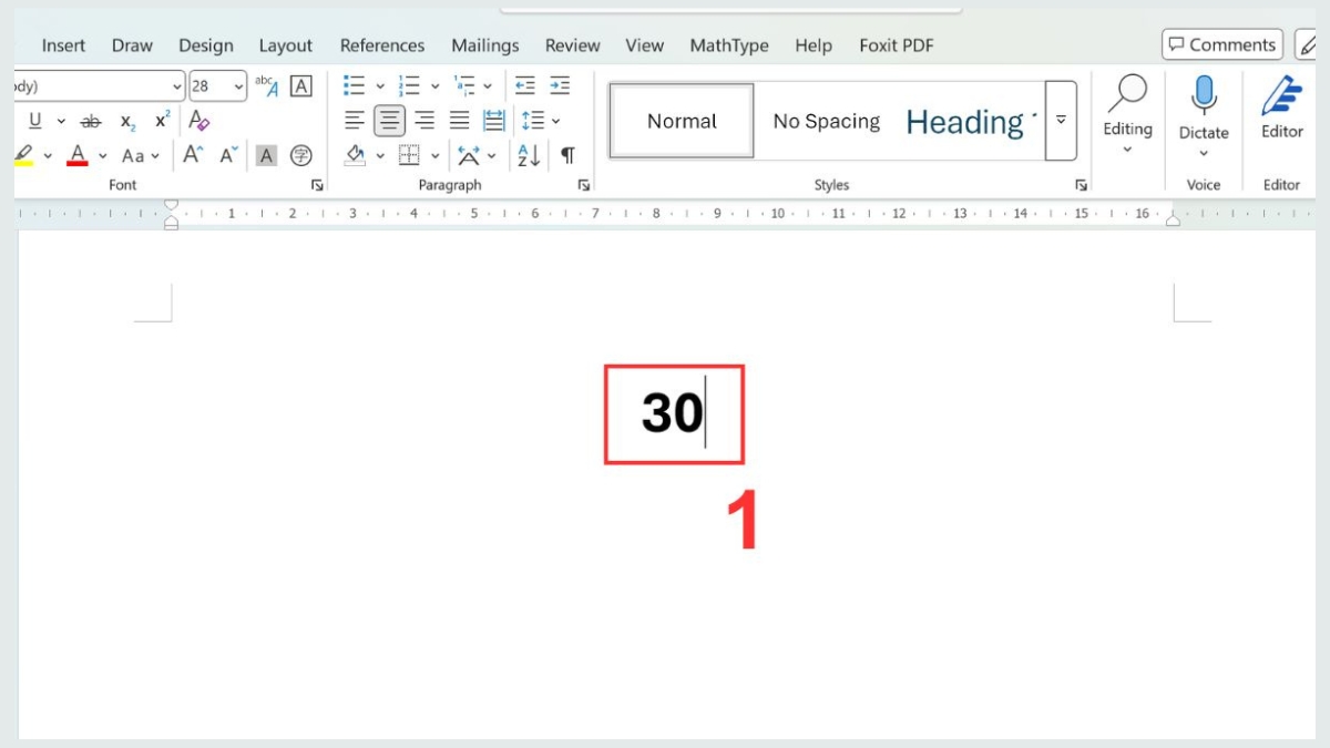 Sử dụng phím tắt để viết độ C trong Word