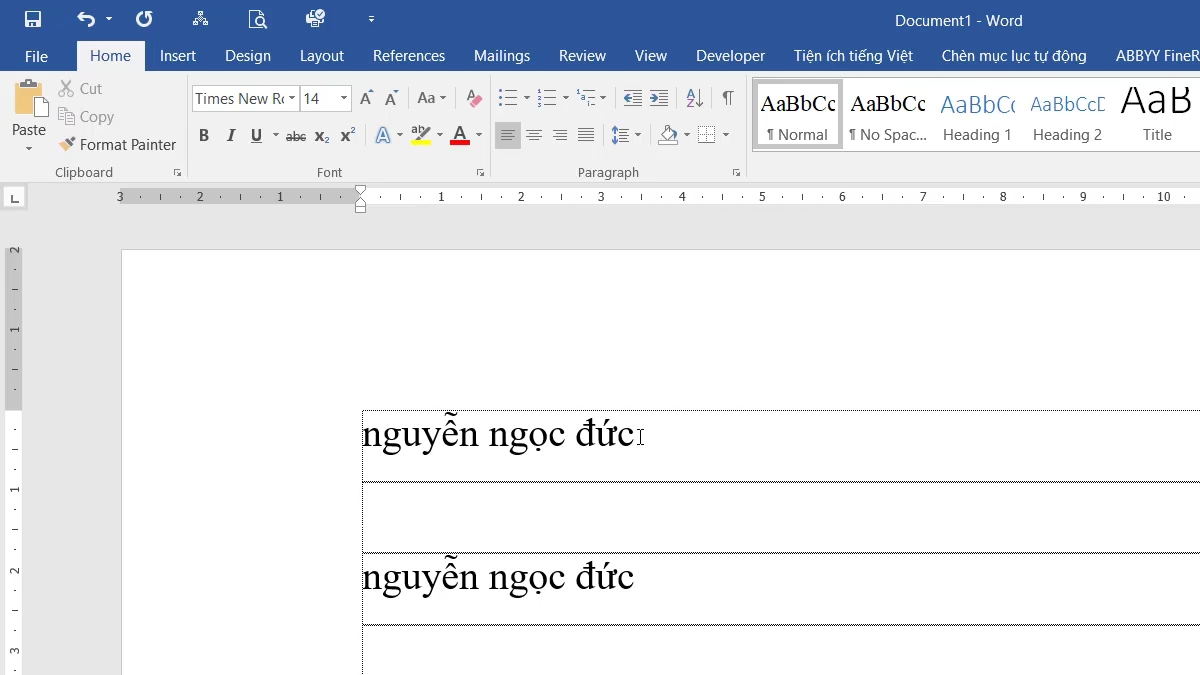 Sử dụng phím tắt để viết hóa chữ cái đầu trong Word