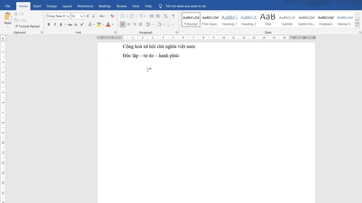 Sử dụng chức năng "Change Case" bước 1
