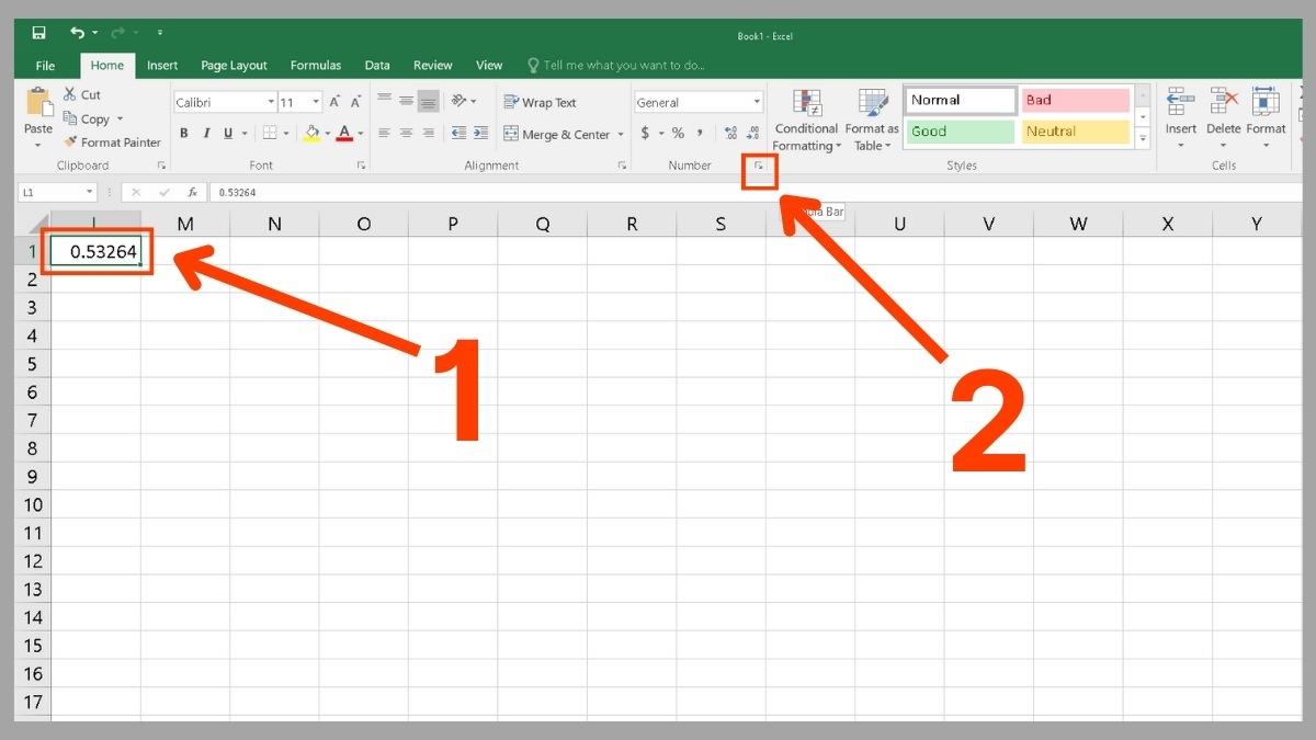 Dùng định dạng Fraction trong Format Cells để viết phân số trong Excel