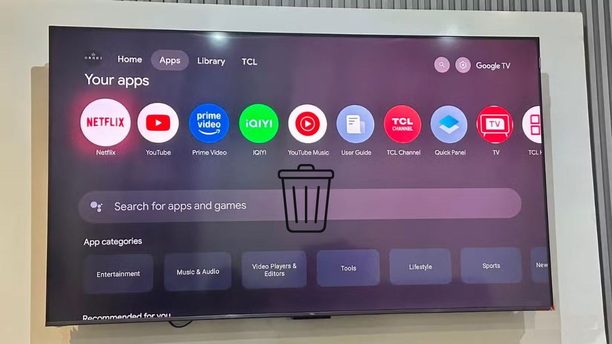 Gỡ app để giao diện gọn gàng hơn