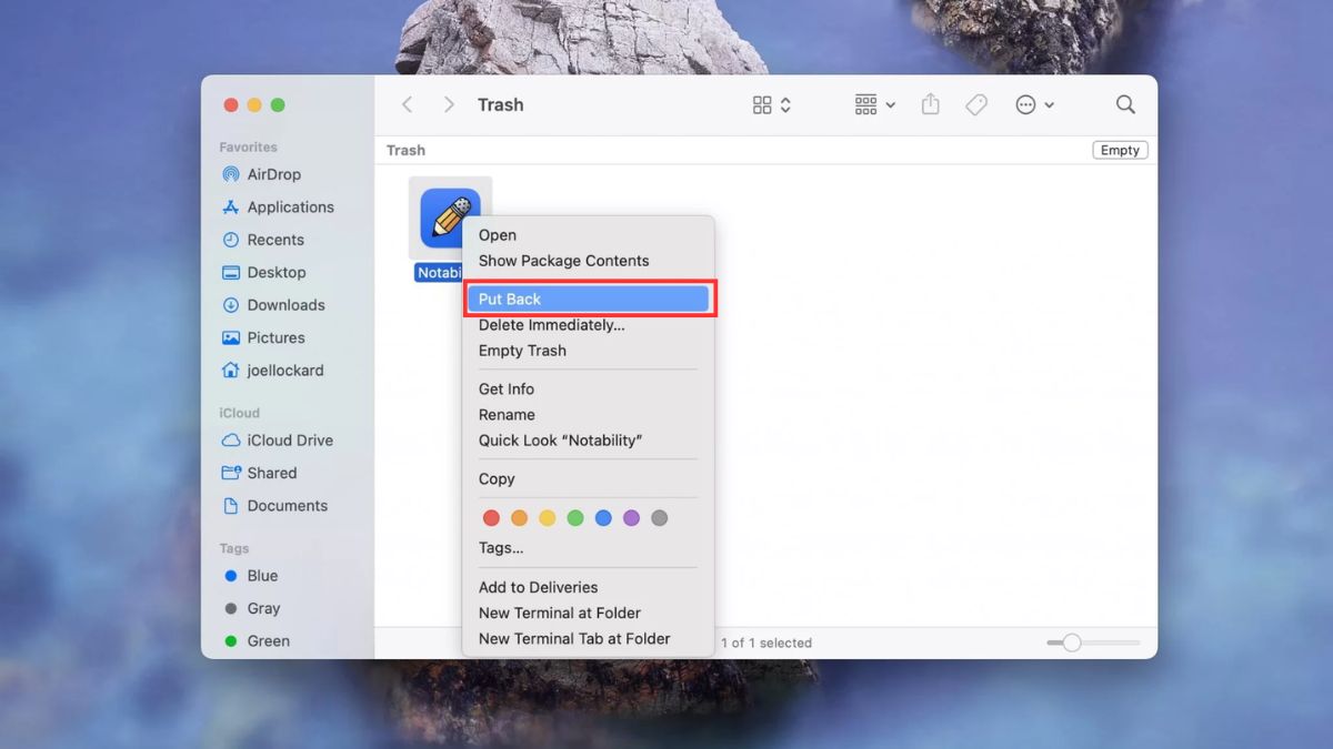 Cách lấy lại file đã xóa trên máy tính