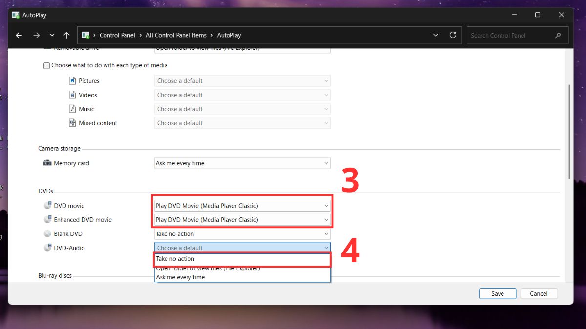 Cách kích hoạt AutoPlay khi laptop không tự nhận đĩa