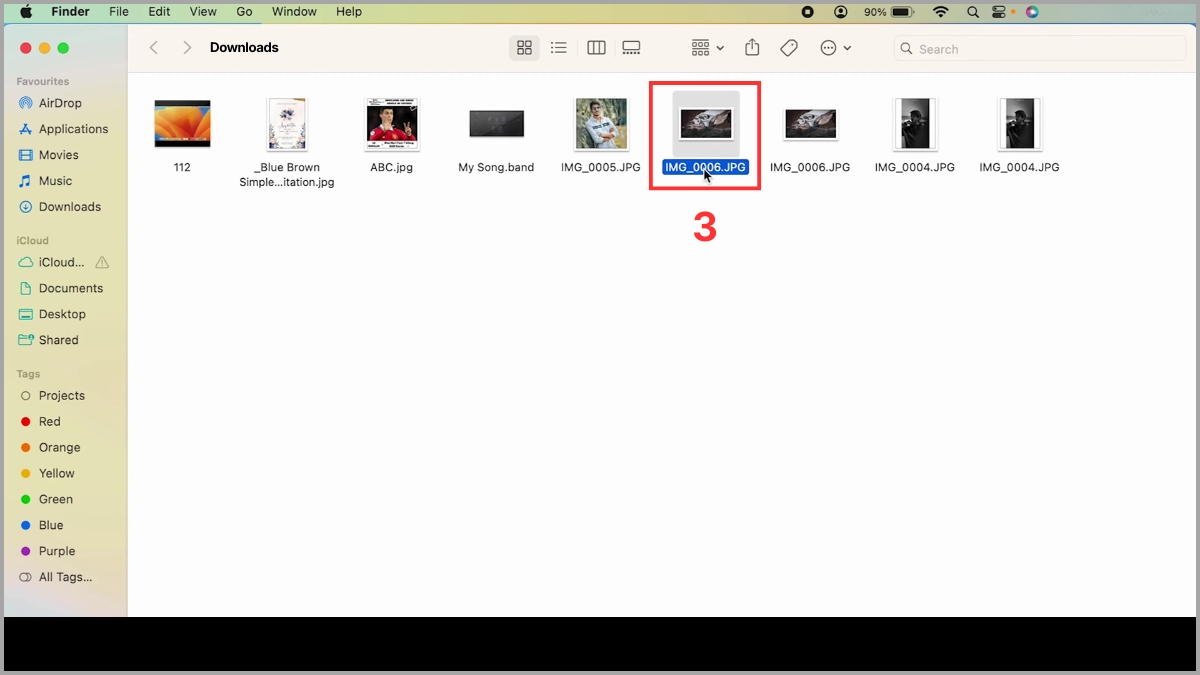 Cách xóa ảnh trên MacBook từ Finder