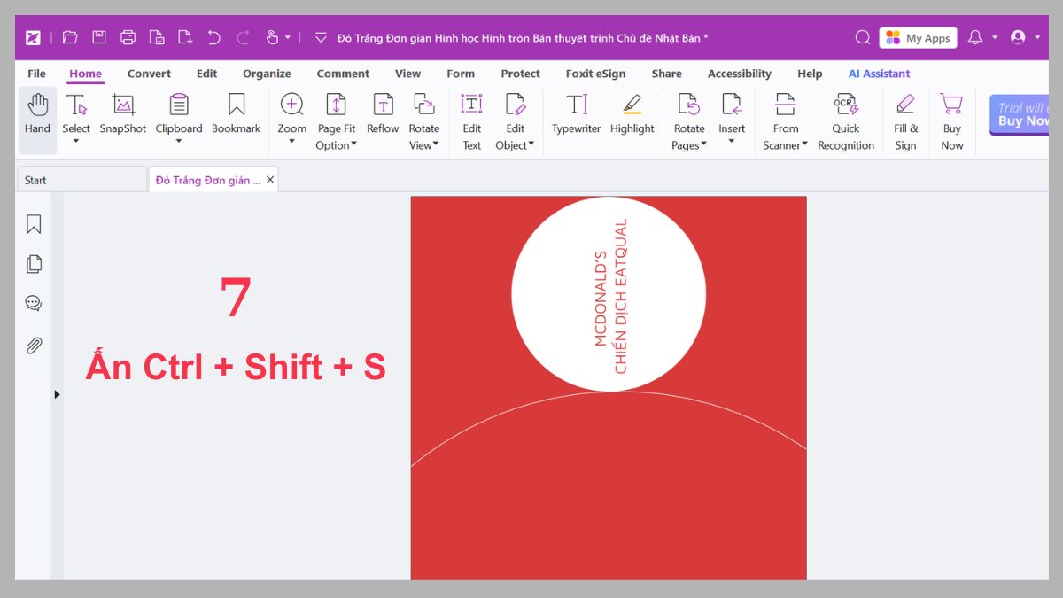 Xoay trang PDF vĩnh viễn và lưu lại