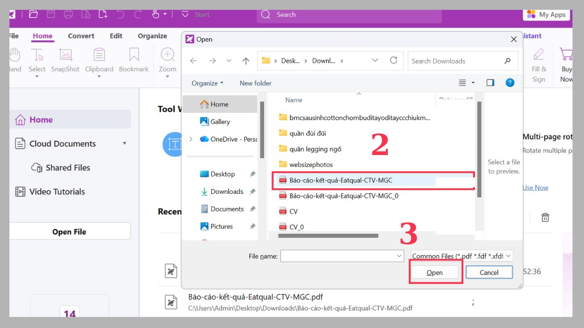 Xoay tạm thời 1 trang PDF