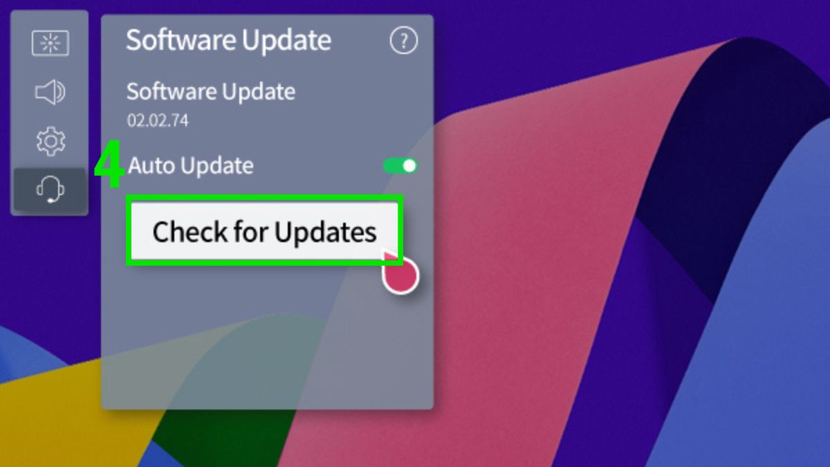 Các bước cập nhật phần mềm tivi LG