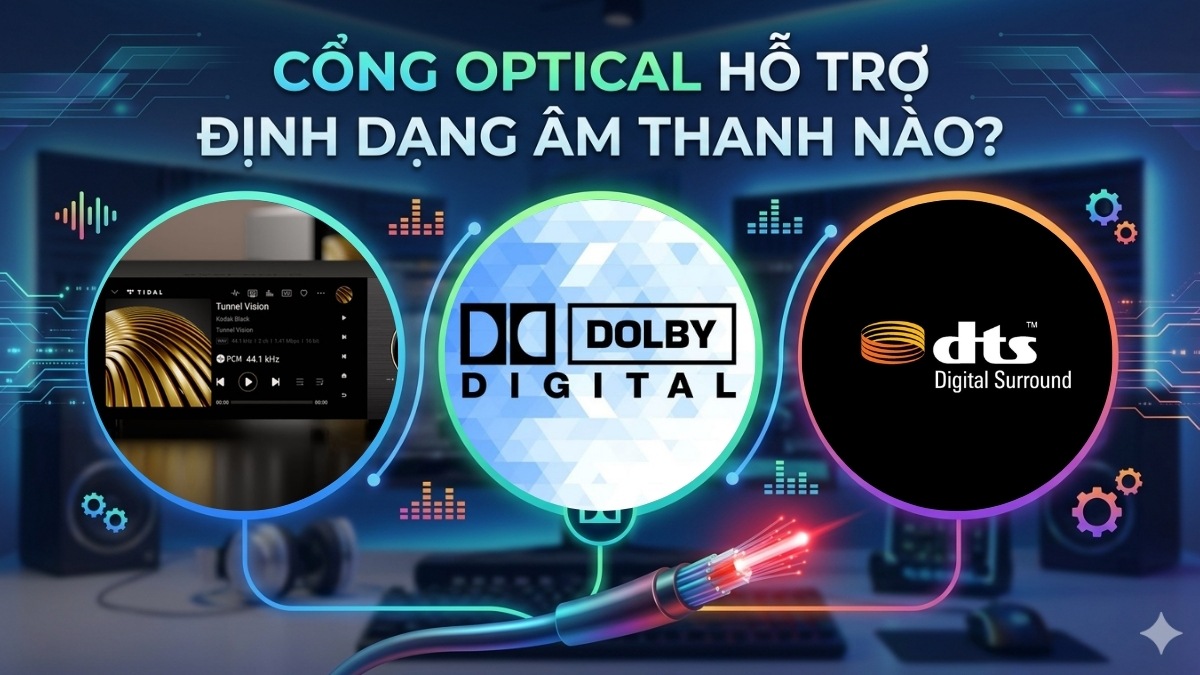 Những định dạng âm thanh Optical hỗ trợ