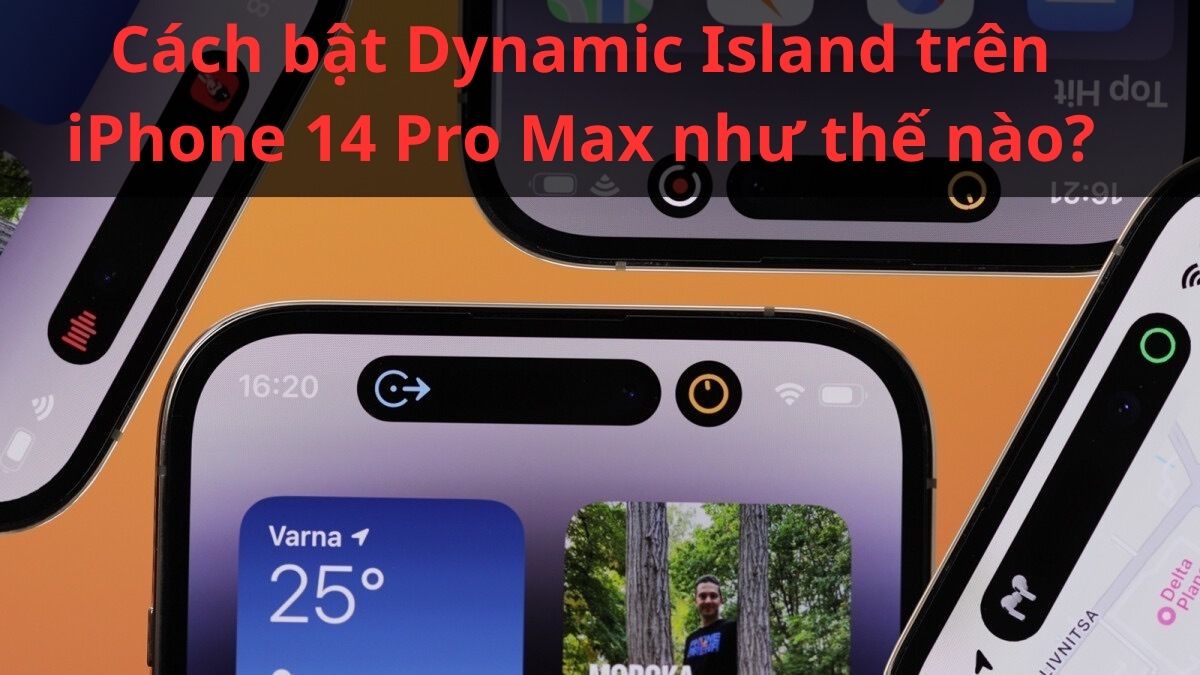 Cách bật Dynamic Island trên iPhone 14 Pro Max như thế nào?