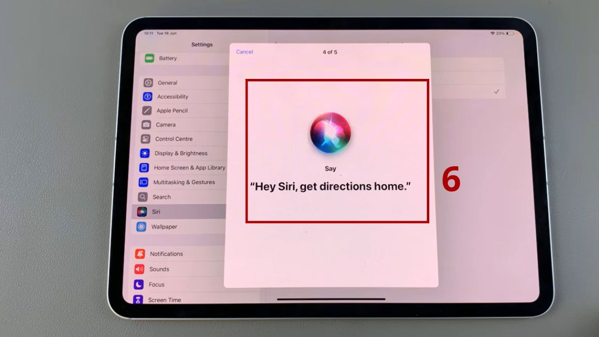 Sử dụng Siri và tính năng trên iPadOS 18
