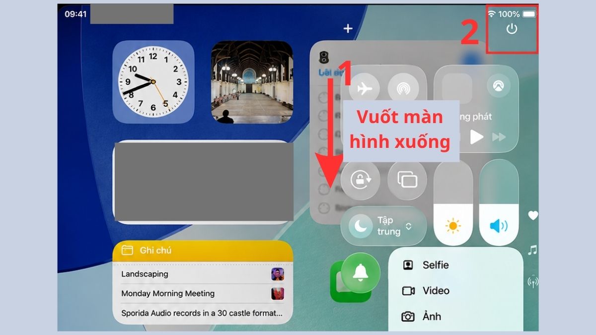 cách khởi động lại iPad bằng tính năng trên iPadOS 18