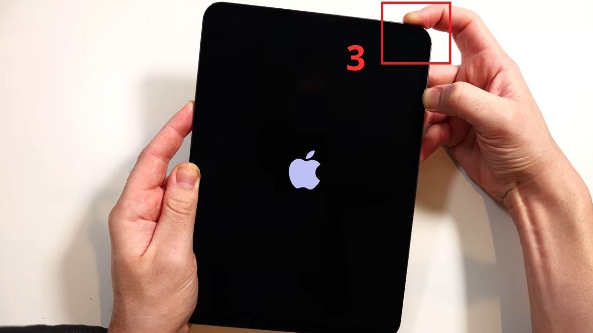 Cách khởi động lại iPad không có nút Home