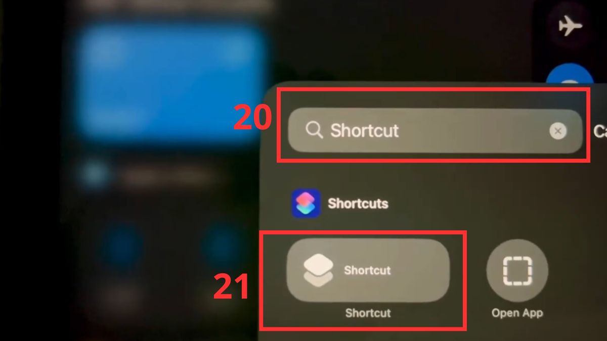 Cách tạo Phím tắt (Shortcuts) khởi động lại iPad