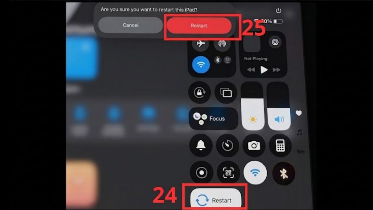 Cách tạo Phím tắt (Shortcuts) khởi động lại iPad