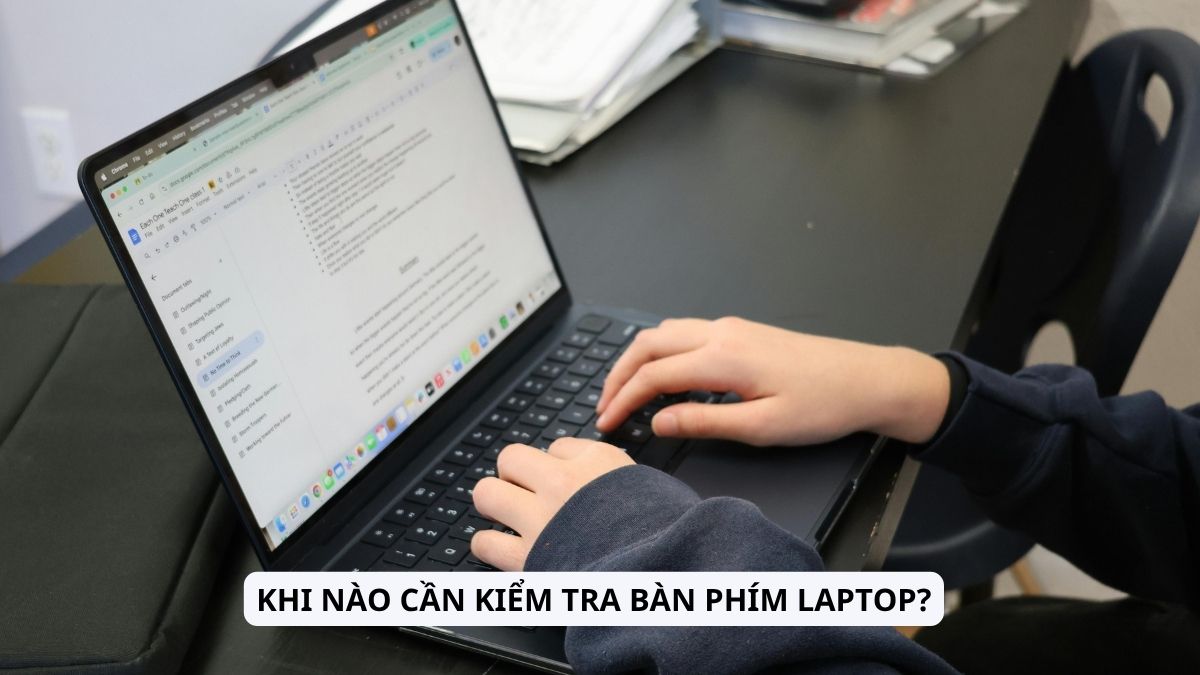Các dấu hiệu nhận biết bàn phím bị lỗi