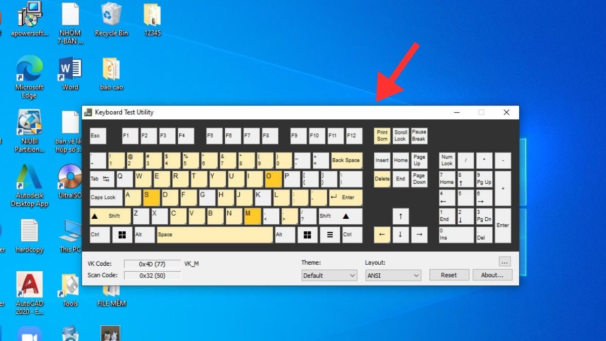 Cách kiểm tra bàn phím laptop cũ trước khi mua
