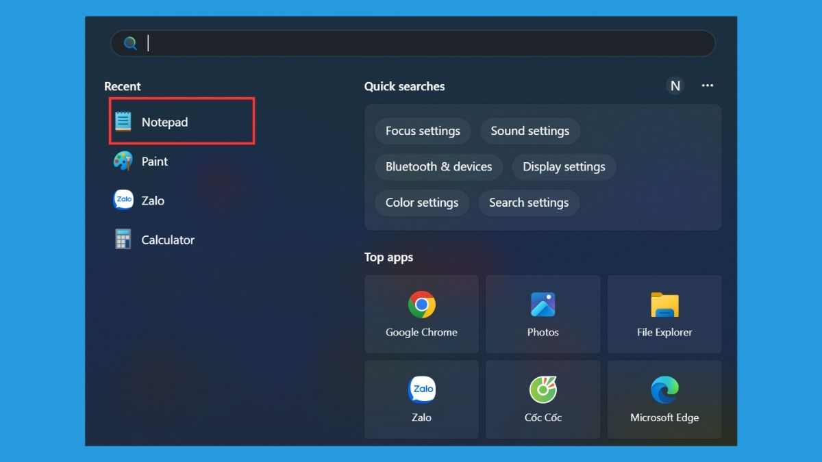 Cách kiểm tra bàn phím laptop bằng Notepad và bàn phím ảo