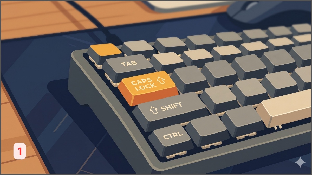 Các bước hướng dẫn cách bật/tắt Caps Lock trên máy tính